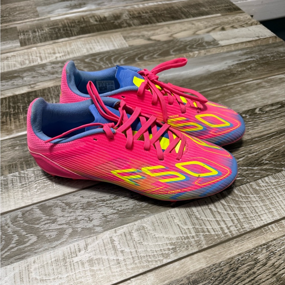 Adidas F50 League FG MG Mystic Victory Soccer Cleat Size 7